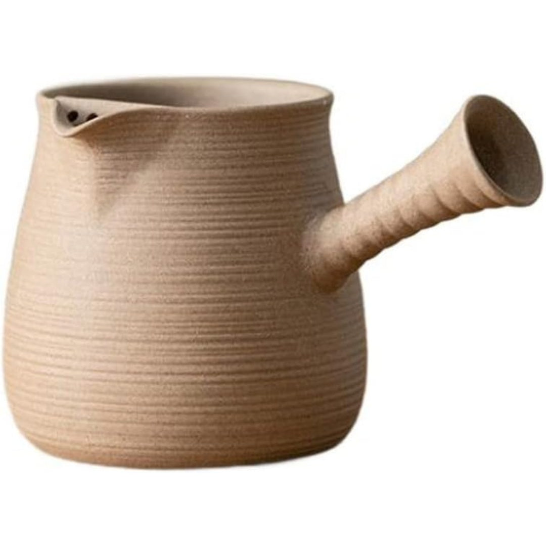 Con impugnatura, teiera e tazza per una porzione di infuso